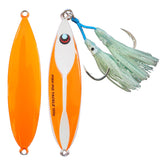 Razor Back Pre-Rigged Jig 150g orange - Slow Pitch jigs - Micro Jigs - Premium fishing tackle