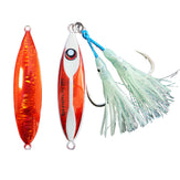 Razor Back Pre-Rigged Jig 60g Red - Slow Pitch jigs - Micro Jigs - Premium fishing tackle