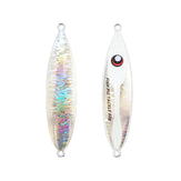 Razor Back Upgraded Slow-pitch Jigs -80g silver - Fish Pig Tackle Jigs - Micro Jigs - Premium Fishing Tackle