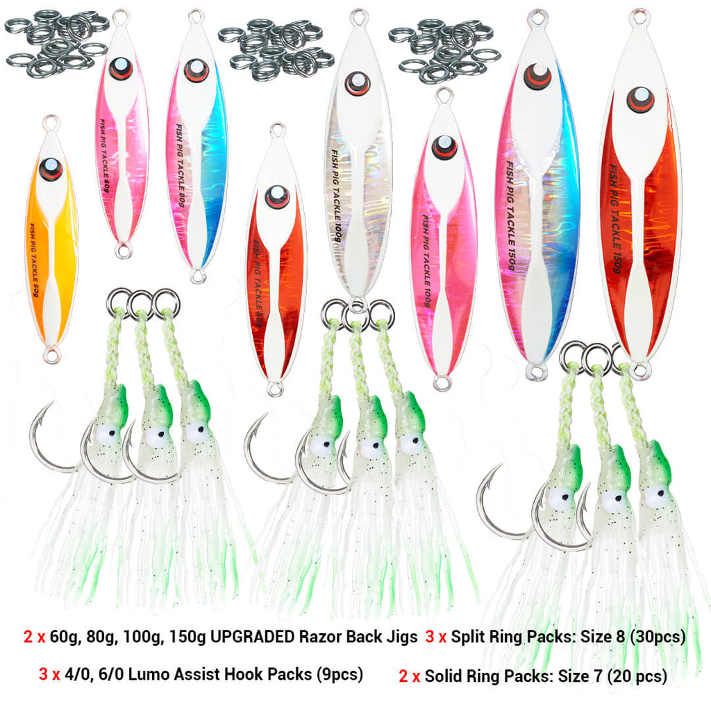 Tooth Proof Bulk Value Pack - Fish Pig Tackle Bulk Value Packs - Premium Fishing Tackle Shop