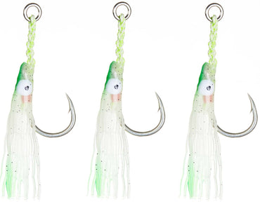 Fish Pig Tackle - Lumo Assist Hook (Size 6/0) - 3 pack